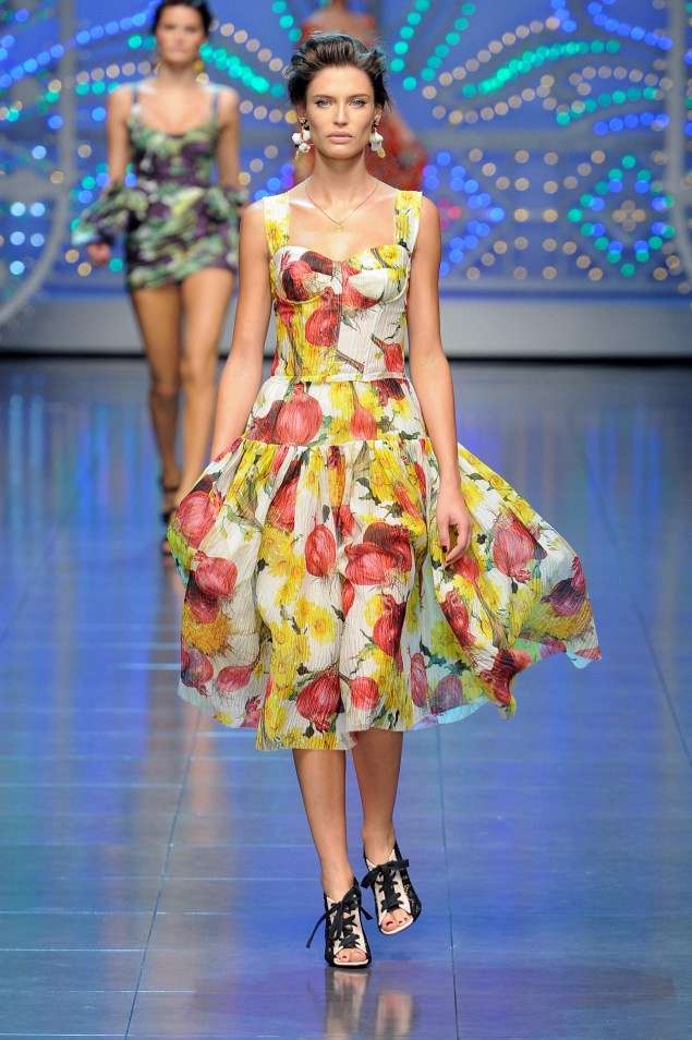 Dolce and GabbanaFashion Show, Summer 2012,Milano, Womenswear
