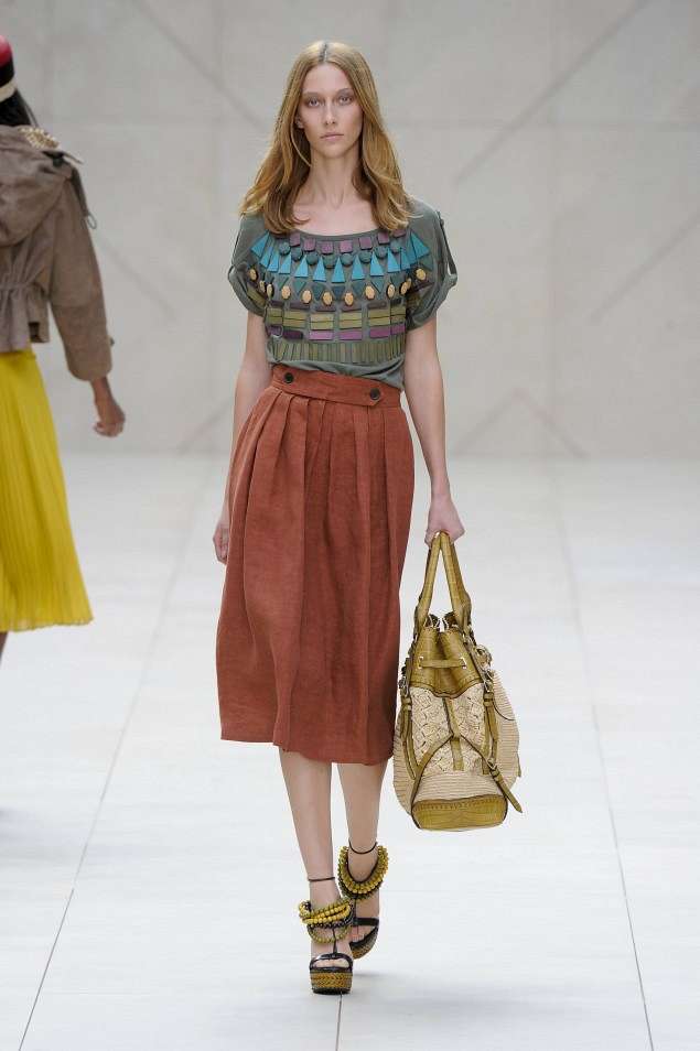 Burberry ProrsumFashion Show, Summer 2012,London, Womenswear
