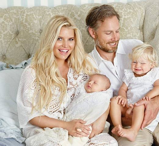 At Home With Jessica Simpson, Eric Johnson, Their Daughter Maxwell And New Son Ace